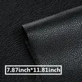 Patchs similicuir auto-adhésifs 10 à 30 cm pour réparation – Couleur Black 20X30cm
