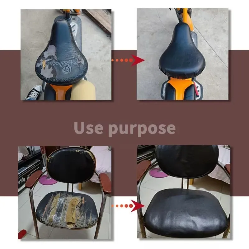 Patchs similicuir auto-adhésifs 10 à 30 cm pour réparation