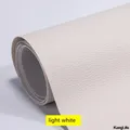 Patchs similicuir auto-adhésifs 20 x 30 cm pour réparation – Couleur 20x30 light white