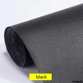 Patchs similicuir auto-adhésifs 20 x 30 cm pour réparation – Couleur 20x30 black