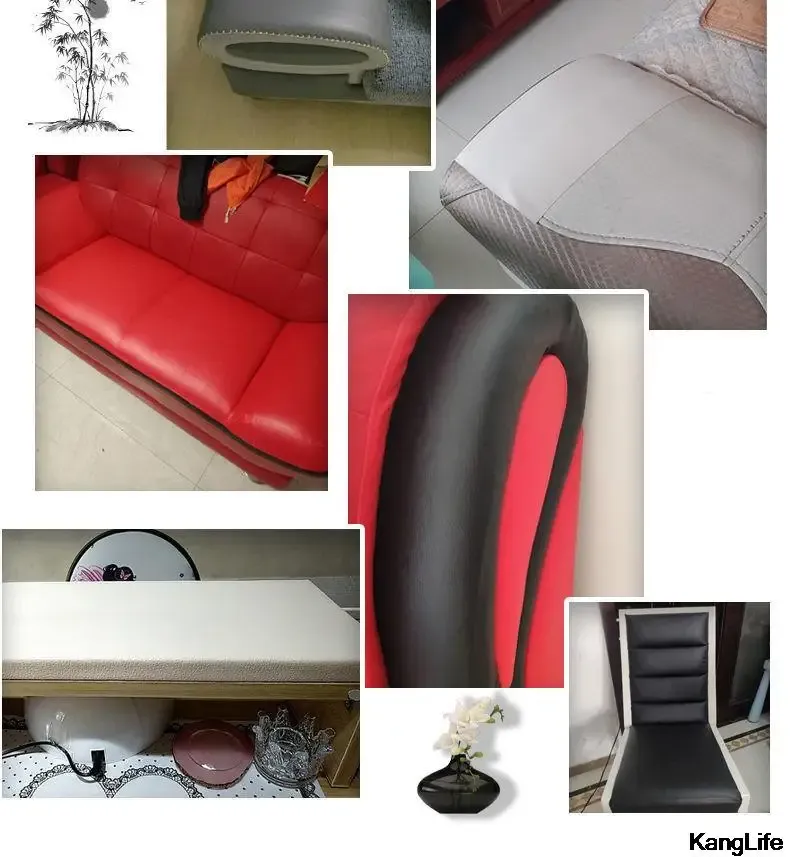 Patchs similicuir auto-adhésifs 20 x 30 cm pour réparation