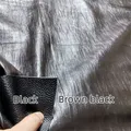 Peau de mouton 0,6 mm 20 x 30 cm pour artisanat – Couleur Brown Black