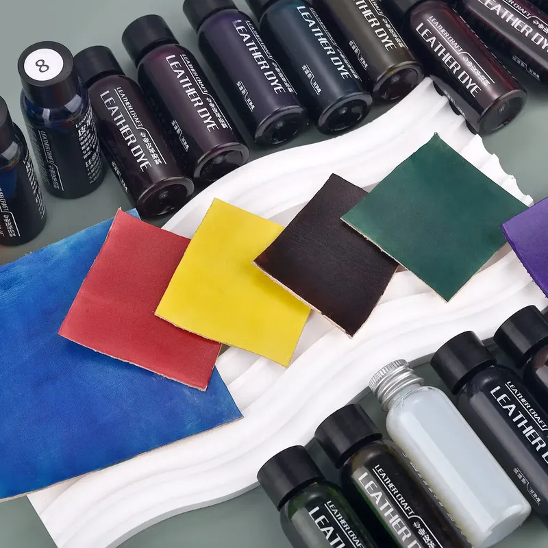 Peinture à huile pour bord cuir 30 ml finition et artisanat