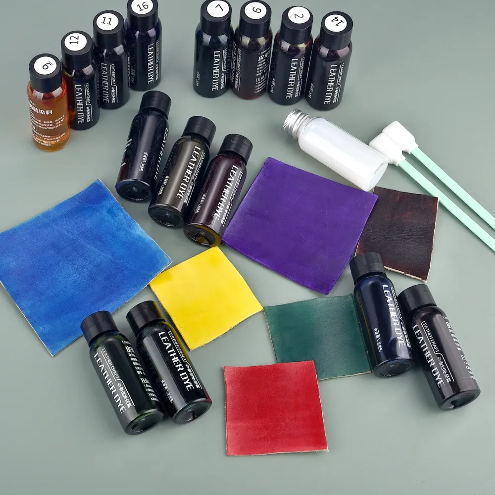 Peinture à huile pour bord cuir 30 ml finition et artisanat
