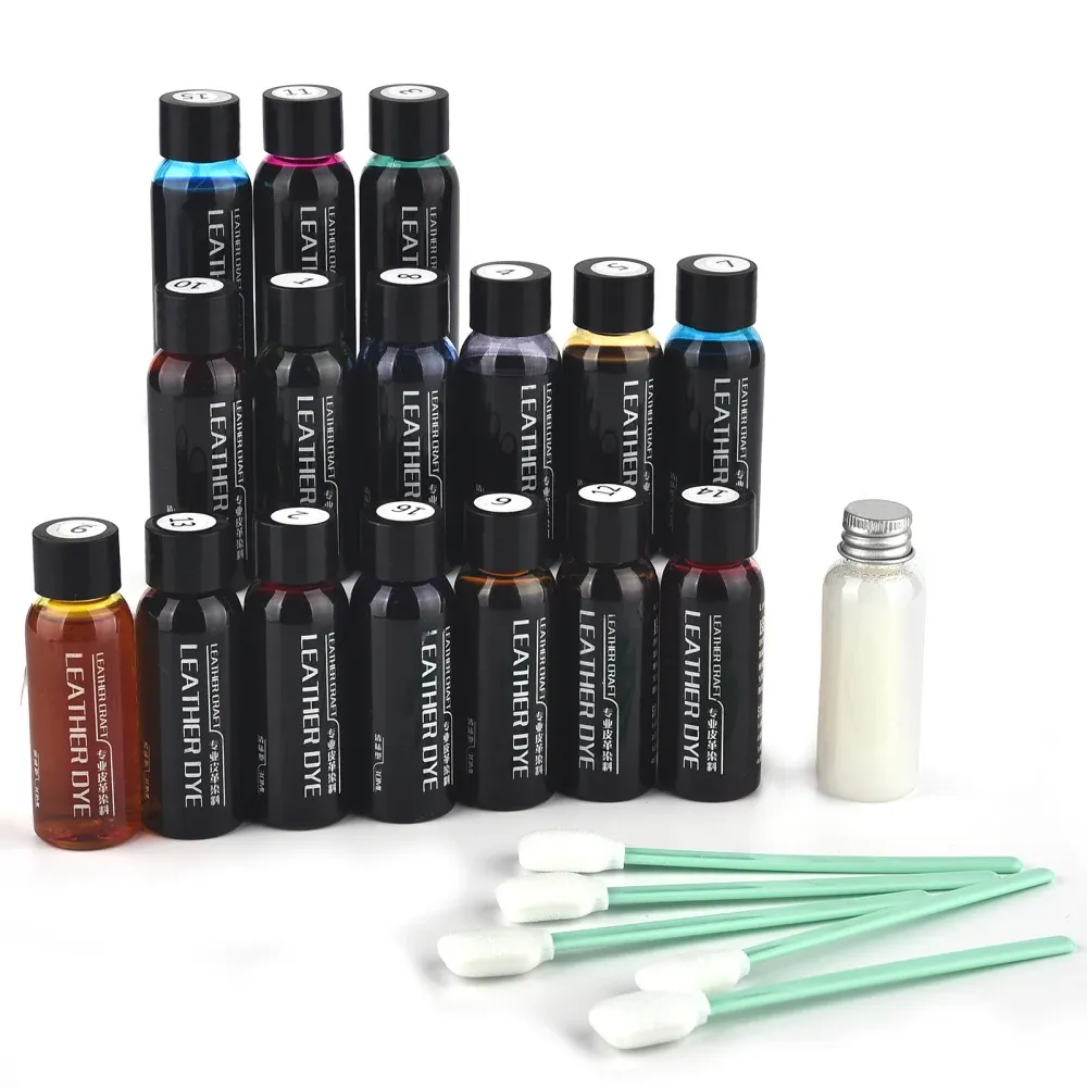 Peinture à huile pour bord cuir 30 ml finition et artisanat
