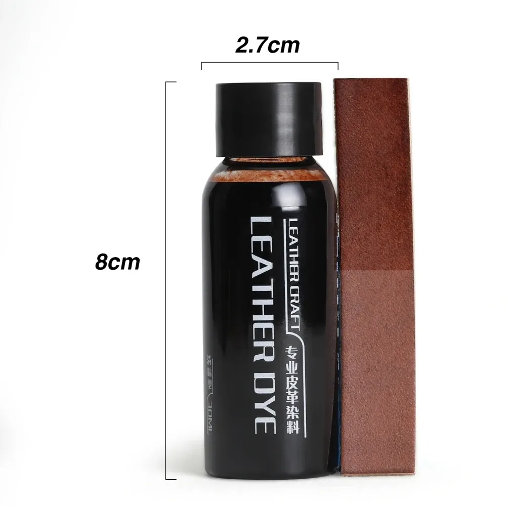 Peinture à huile pour bord cuir 30 ml finition et artisanat