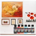 Peinture acrylique 24 couleurs pour cuir et tissu bricolage – 3