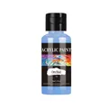 Peinture acrylique 24 couleurs pour cuir et tissu bricolage – Couleur bleu ciel
