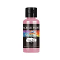 Peinture acrylique 24 couleurs pour cuir et tissu bricolage – Couleur Rose rouge