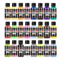 Peinture acrylique 30ml 24 couleurs pour cuir et tissu – 2