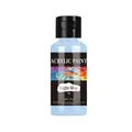 Peinture acrylique 30ml 24 couleurs pour cuir et tissu – Couleur 30ml light blue