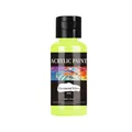 Peinture acrylique 30ml 24 couleurs pour cuir et tissu – Couleur 30ml Neon Yellow