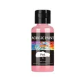 Peinture acrylique 30ml 24 couleurs pour cuir et tissu – Couleur 30ml pink