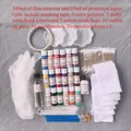 Peinture acrylique cuir 28 ml 18 couleurs pour sacs – Couleur 18-color set