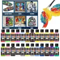 Peinture acrylique cuir 30 ml pour tissu et maroquinerie – 1