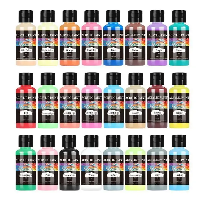 Peinture acrylique cuir 30 ml pour tissu et maroquinerie