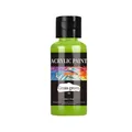 Peinture acrylique cuir 30 ml pour tissu et maroquinerie – Couleur Grass green