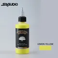 Peinture aérographe cuir 100 ml à base d'eau – Couleur LEMON YELLOW