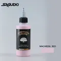 Peinture aérographe cuir 100 ml à base d'eau – Couleur MACARON  RED