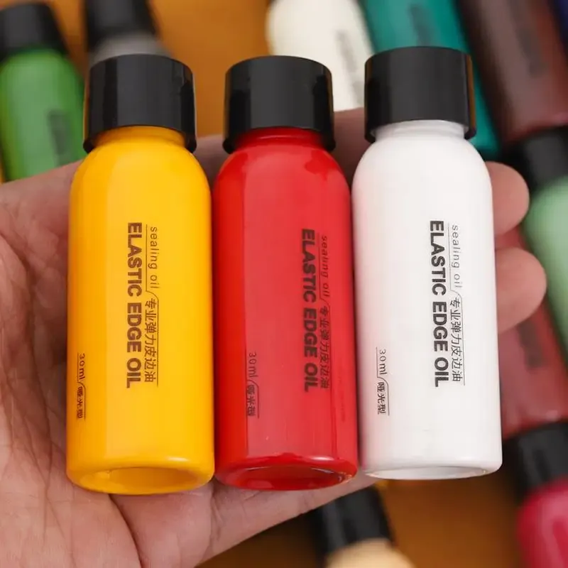 Peinture bord cuir 24 couleurs pour finition et artisanat
