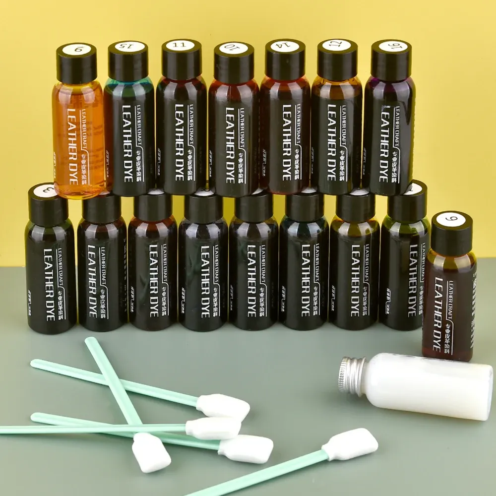 Peinture bord cuir 30 ml pour finition et artisanat