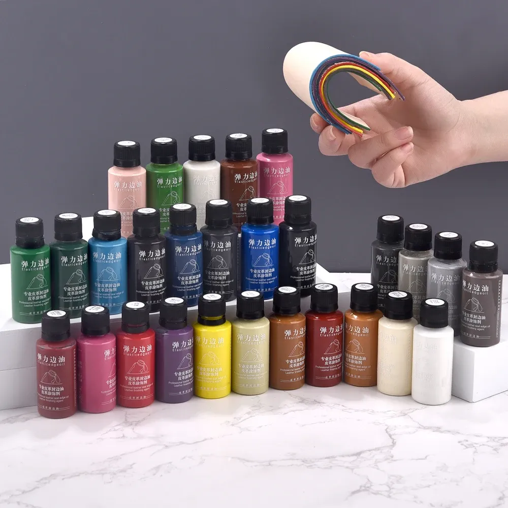 Peinture bord cuir 30 ml pour finition et artisanat