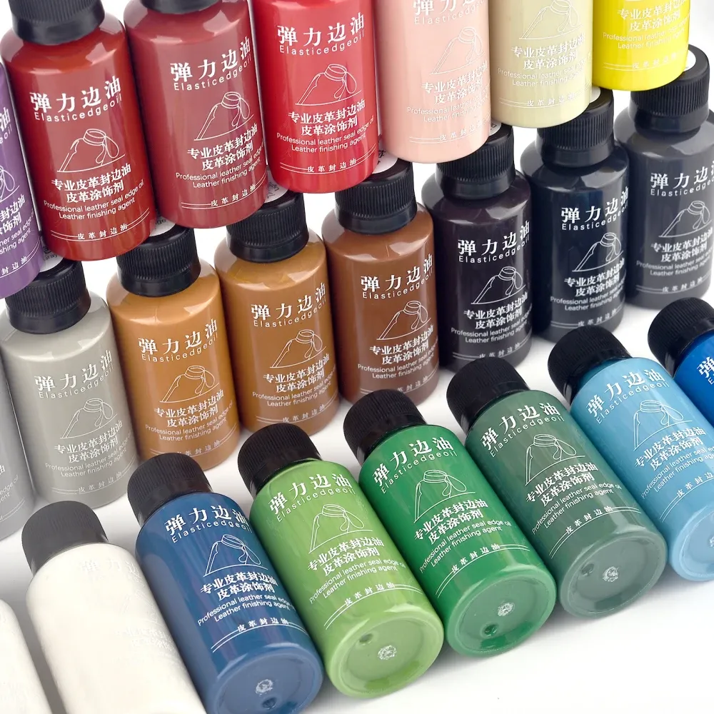 Peinture bord cuir 30 ml pour finition et artisanat