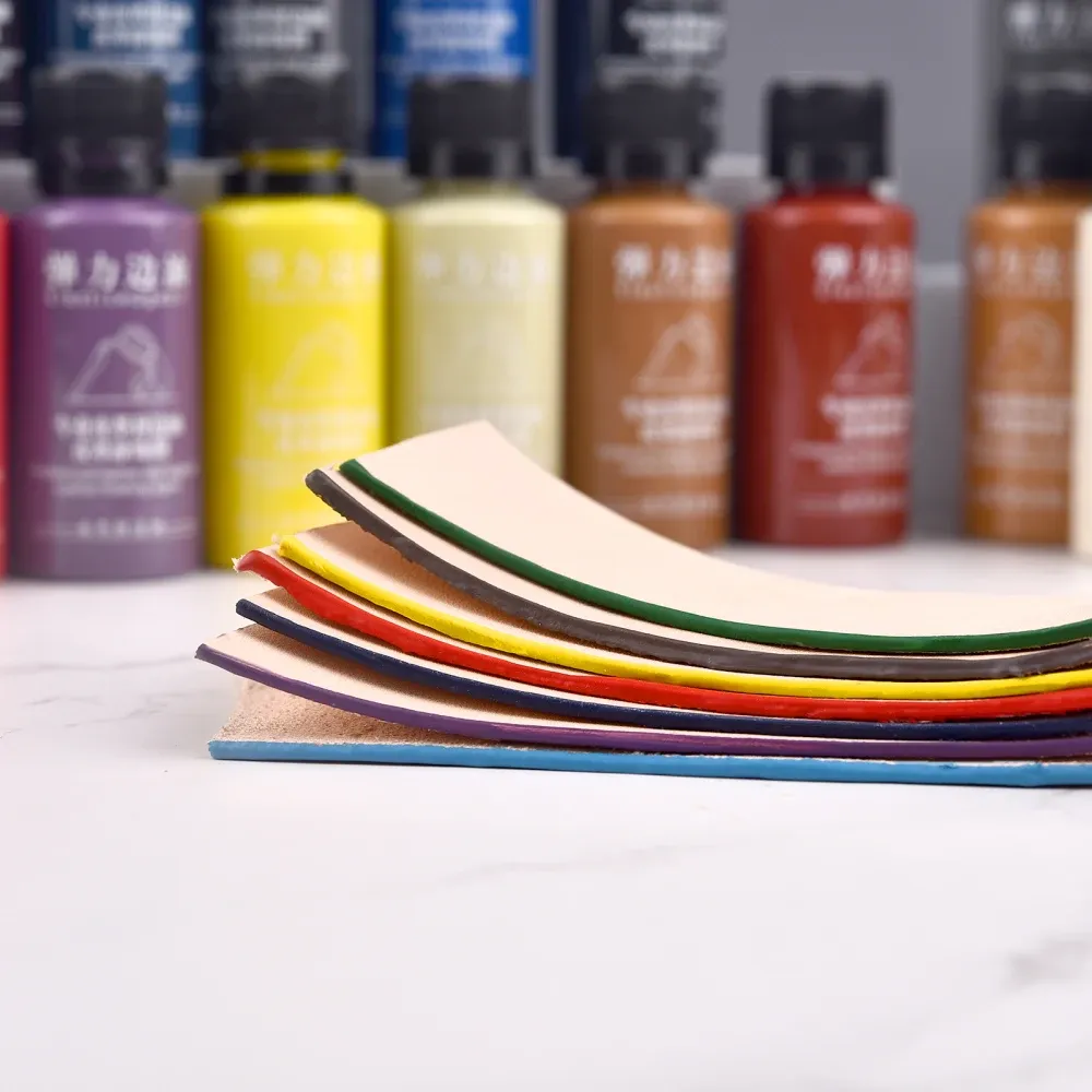 Peinture bord cuir 30 ml pour finition et artisanat