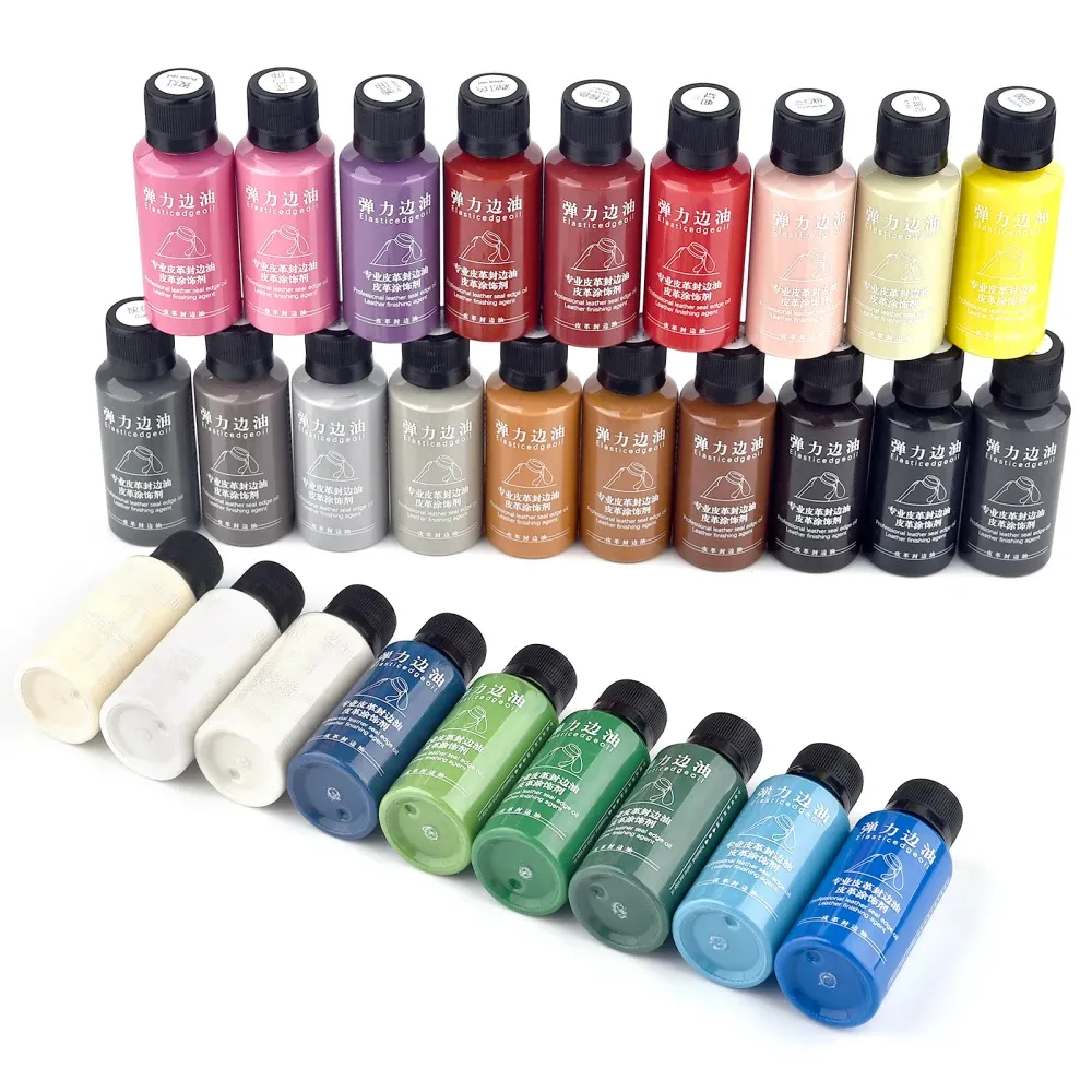 Peinture bord cuir 30ml pour rénovation et finition maroquinerie