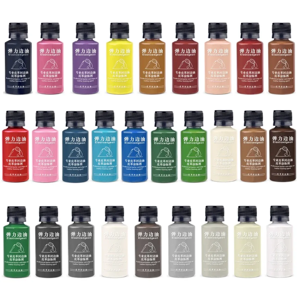Peinture bord cuir 30ml pour rénovation et finition maroquinerie