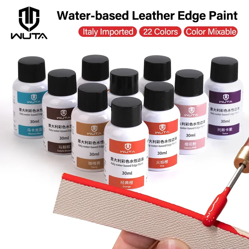 Peinture bord cuir WUTA 30ml pour finition et teinture