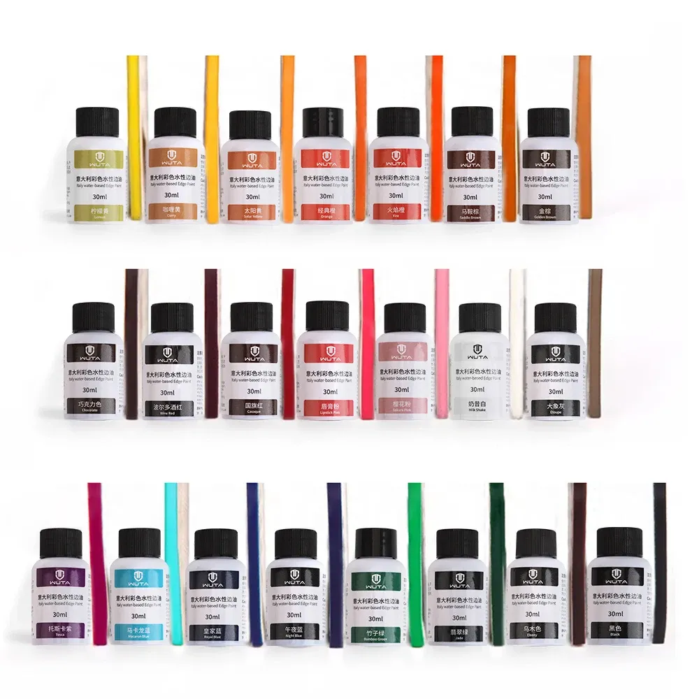 Peinture bord cuir WUTA 30ml pour finition et teinture