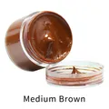 Peinture cuir 30 à 60 ml anti-rayures pour réparation et restauration – Couleur brun moyen