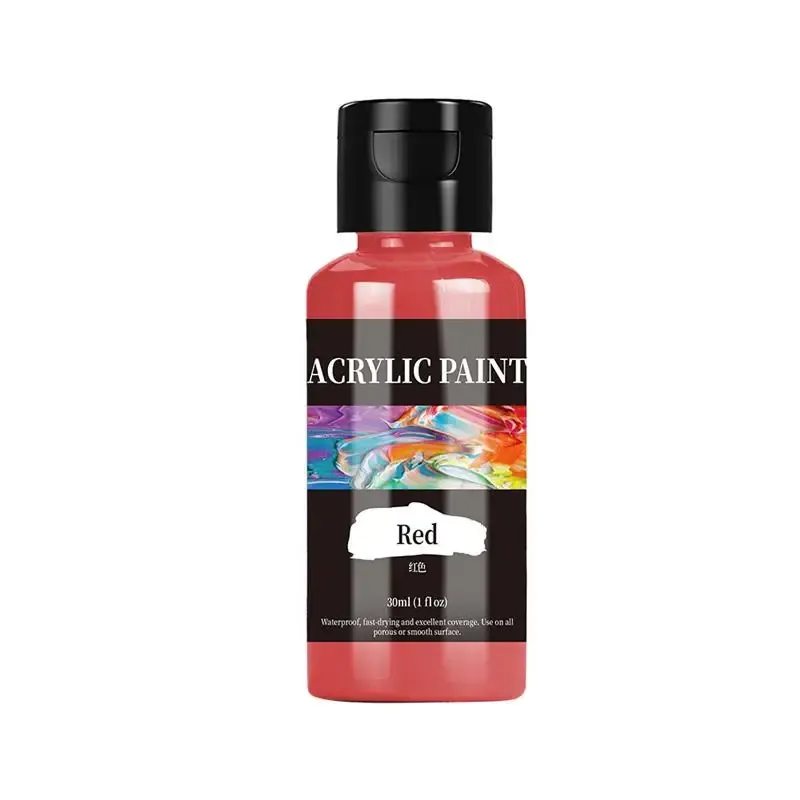 Peinture cuir 30 ml 24 couleurs pour bords et artisanat