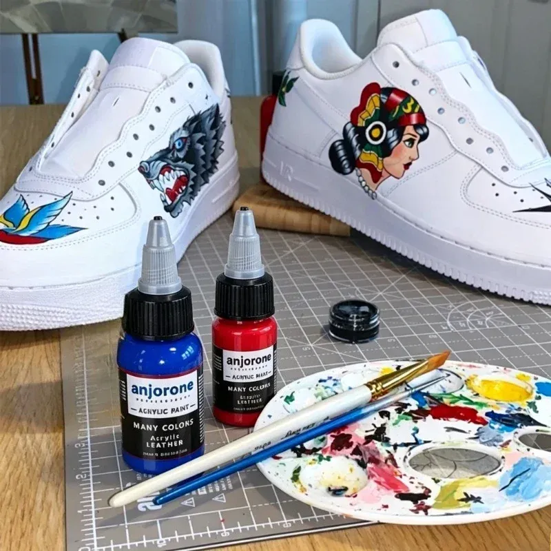 Peinture pigmentée cuir 10 ml pour chaussures et sacs