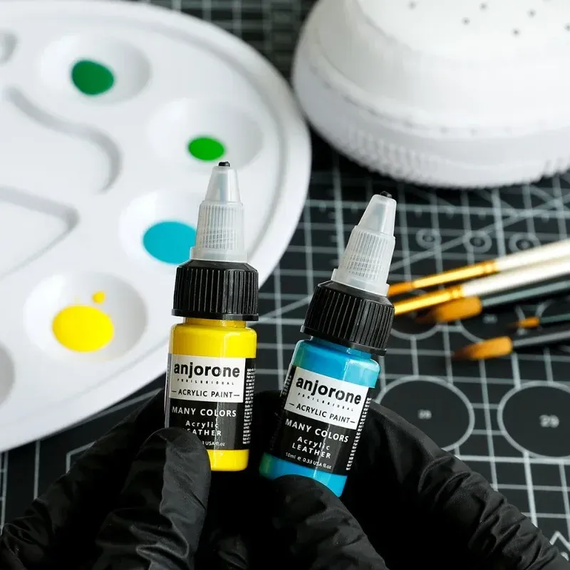 Peinture pigmentée cuir 10 ml pour chaussures et sacs