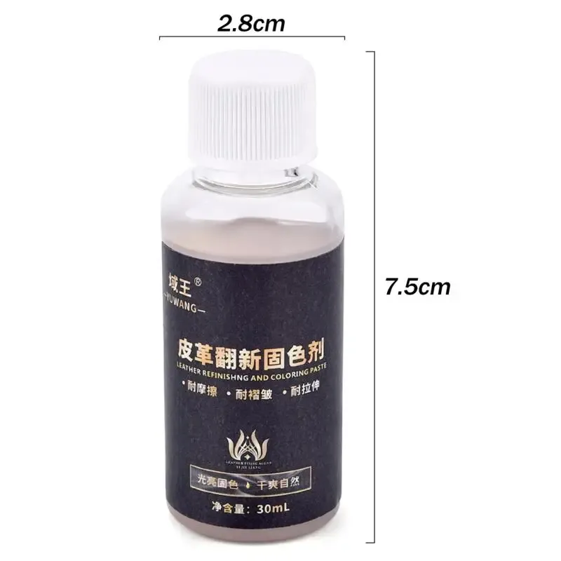 Peinture réparation cuir 50 ml pour chaussures et canapés
