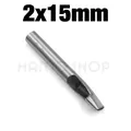 Perforateur trous ovales 2 à 24 mm pour cuir – Couleur 2x15mm