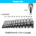 Perforateur trous ovales 2 à 24 mm pour cuir – 3