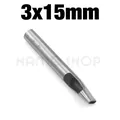 Perforateur trous ovales 2 à 24 mm pour cuir – Couleur 3x15mm