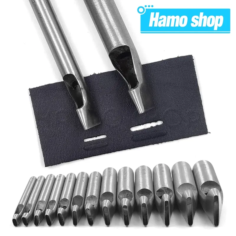 Perforateur trous ovales 2 à 24 mm pour cuir