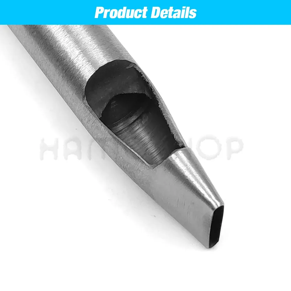 Perforateur trous ovales 2 à 24 mm pour cuir