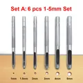 Perforateurs cuir ronds 1 à 5 mm lot de 6 – Couleur Set A 1-5mm