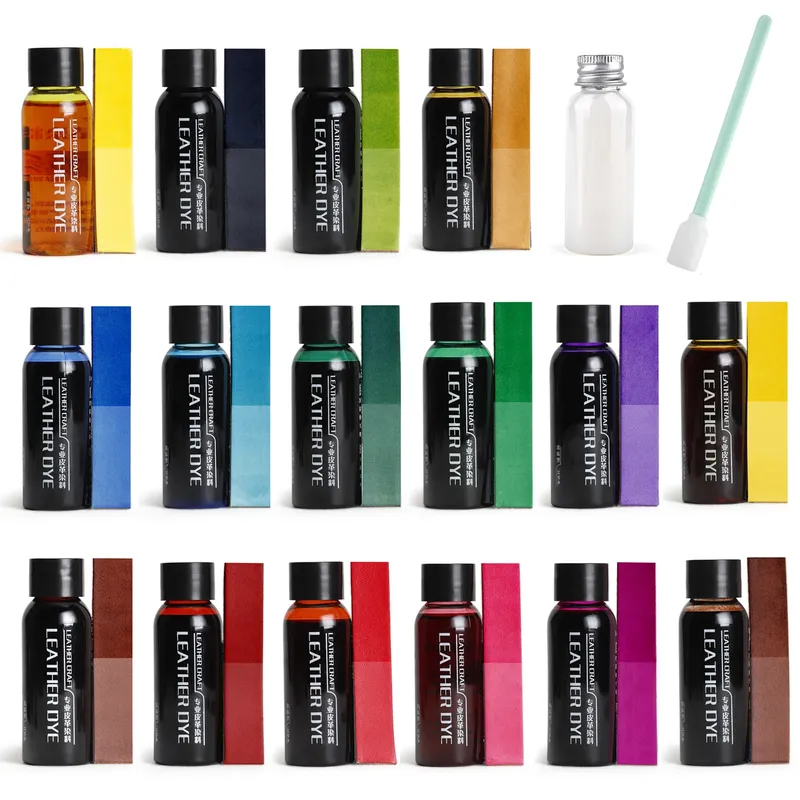 Pigment cuir 30 ml fixateur et colorant pour artisanat