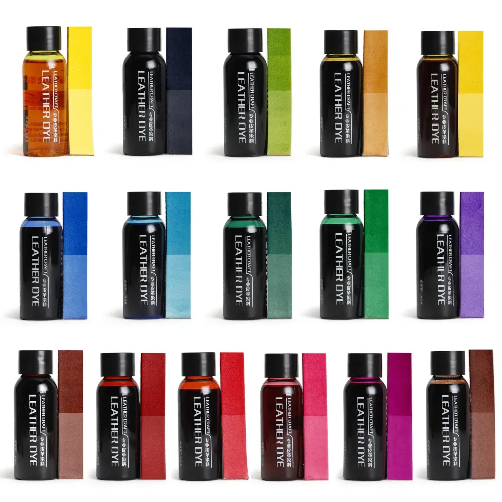 Pigment cuir 30ml pour réparation et coloration maroquinerie