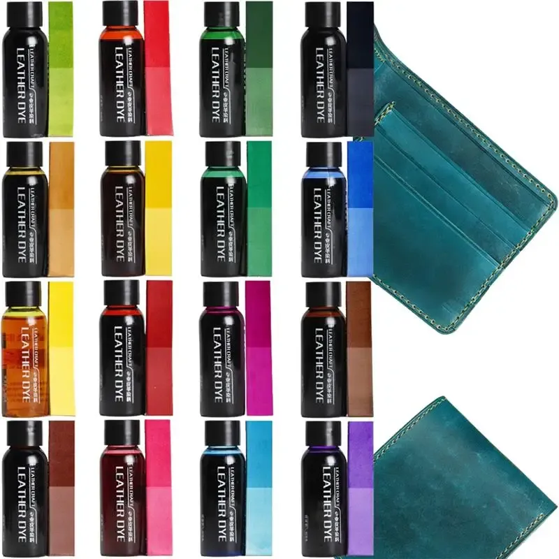 Pigment cuir tanné végétal 30 ml pour artisanat