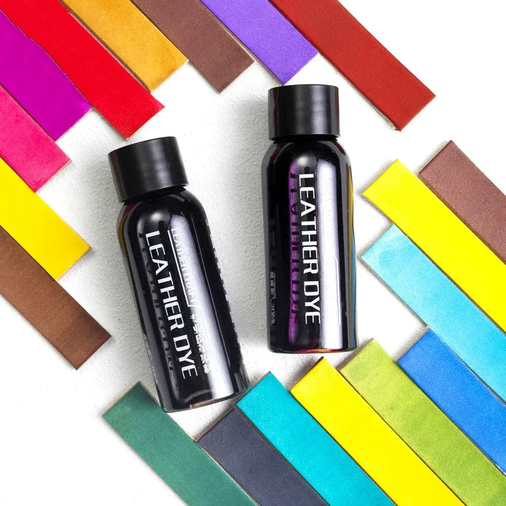 Pigment cuir tanné végétal 30 ml pour artisanat