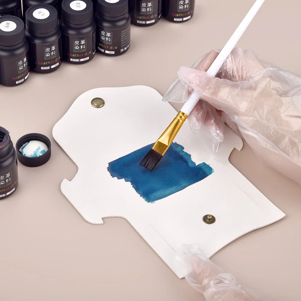 Pigment réparation cuir 30 ml 16 couleurs pour maroquinerie