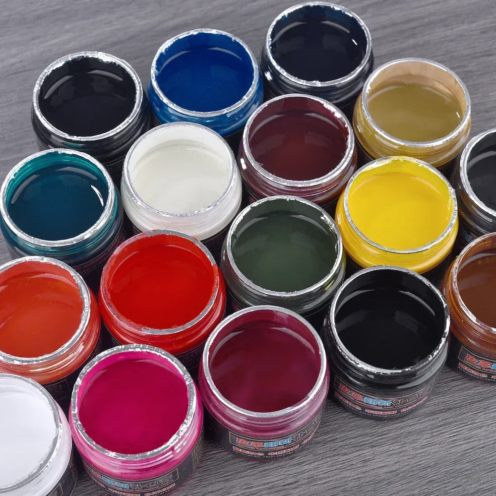 Pigment réparation cuir 50 g pour chaussures et sacs