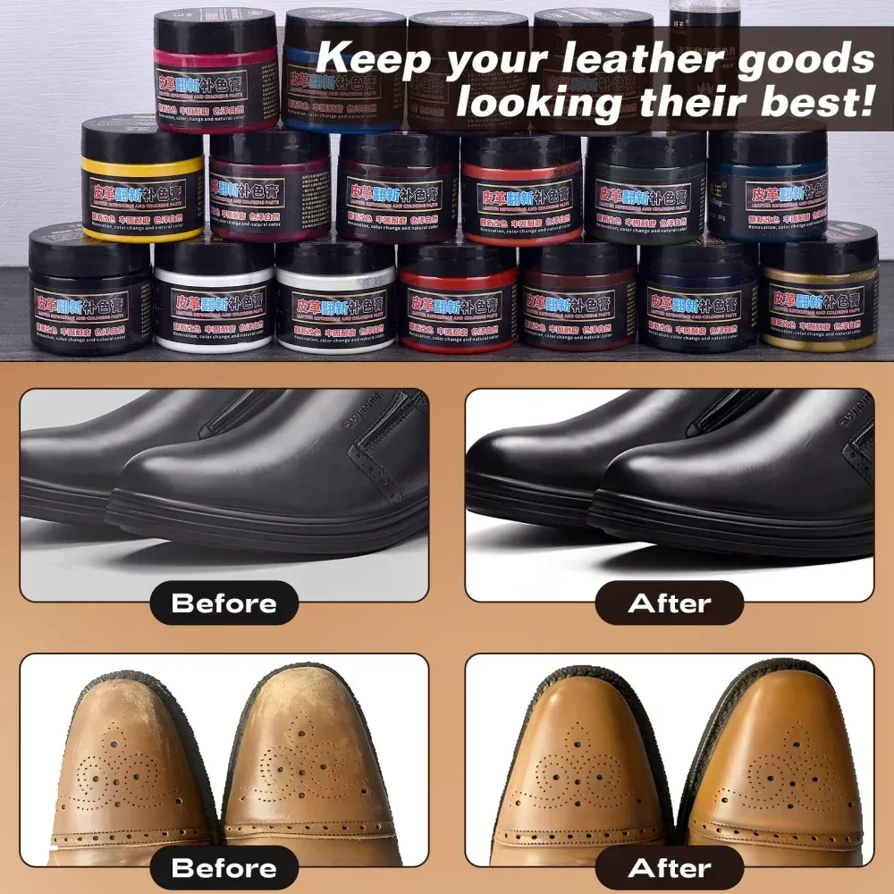 Pigment réparation cuir 50 g pour chaussures et sacs